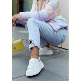 FE1 Deportivas Clásicas de Mujer Blanco y Beige Meleris 5