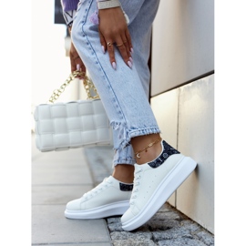 FE1 Deportivas Clásicas de Mujer Blanco y Negro Meleris 1