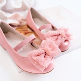 S.Barski Bailarinas Infantiles Lacadas Con Lazo Rosa Zolly rosado 2