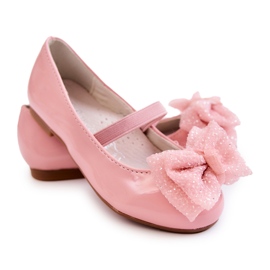 S.Barski Bailarinas Infantiles Lacadas Con Lazo Rosa Zolly rosado 4