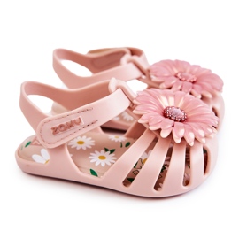 Sandalias Infantiles Con Velcro Fragante ZAXY JJ385032 Rosa Claro rosado 8