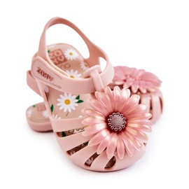 Sandalias Infantiles Con Velcro Fragante ZAXY JJ385032 Rosa Claro rosado 7