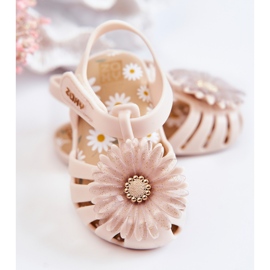 Sandalias Infantiles Con Velcro Fragante ZAXY JJ385031 Beige 4