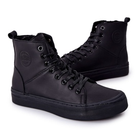 Zapatillas altas para hombre Big Star II174048 Negro 2