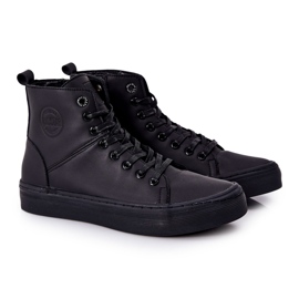 Zapatillas altas para hombre Big Star II174048 Negro 3