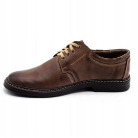 Joker Zapatos de cuero para hombre 415 marrón 1