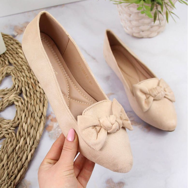 Bailarinas lordsy con lazo Potocki W WOL76 beige 1 Bailarinas lordsy con lazo Potocki W WOL76 beige 1