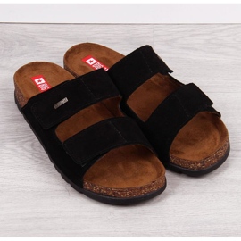 Sandalias piel velcros Big Star M JJ176001 negro 3