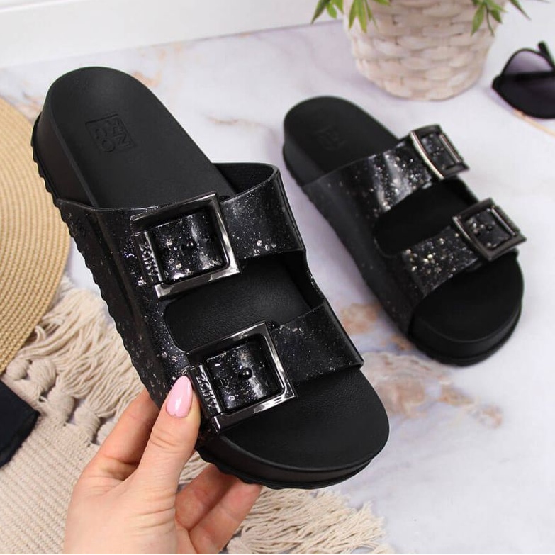 Chanclas de playa de goma Zaxy W INT1705 negro 1