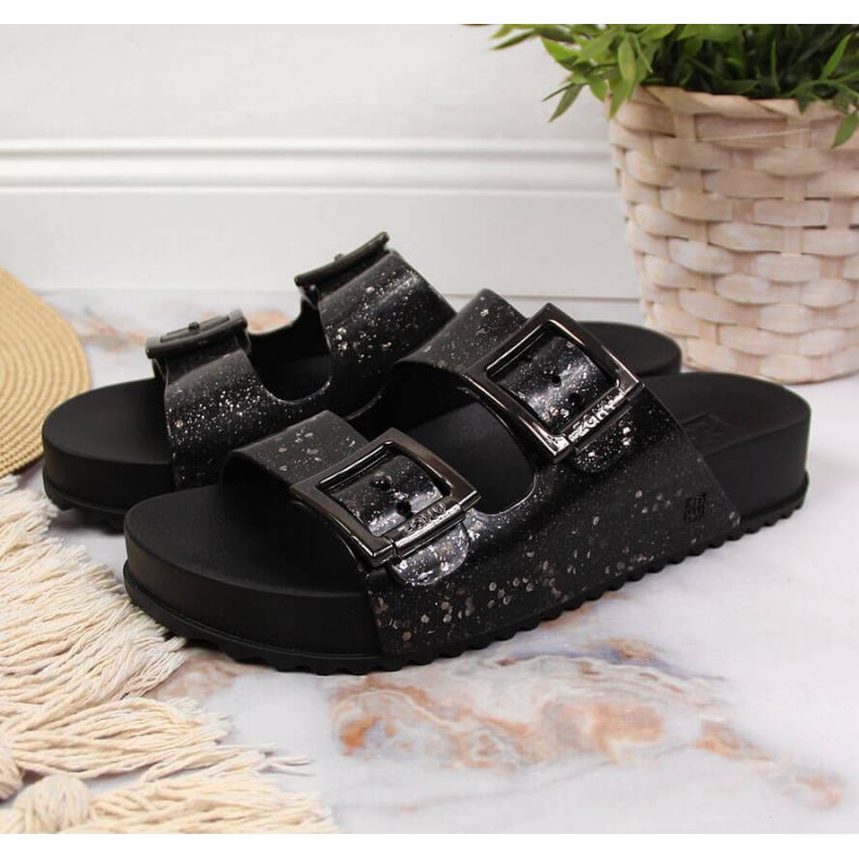 Chanclas de playa de goma Zaxy W INT1705 negro 2