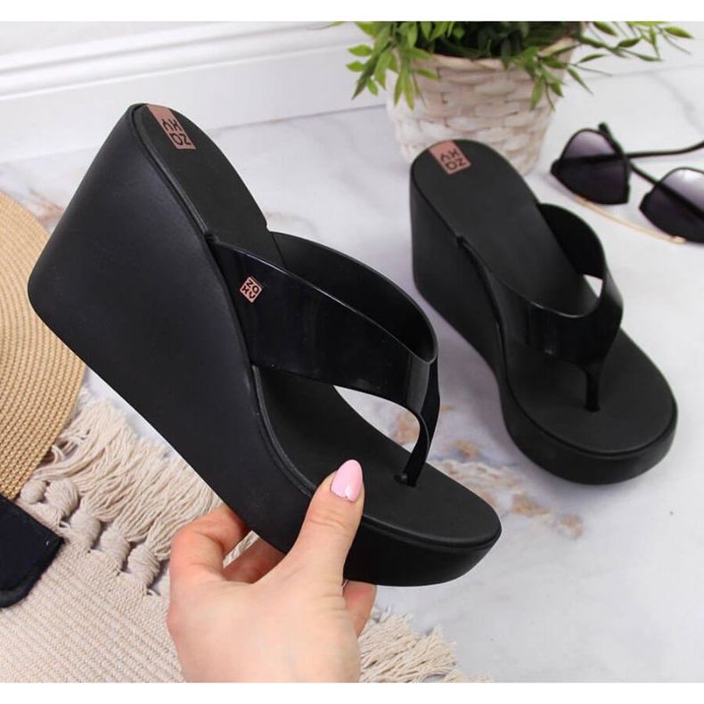 Zaxy W INT1710A zapatillas goma negra negro 1