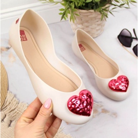 Bailarinas Meliski con corazón Zaxy W INT1711A beige 1