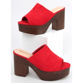 Chanclas Ramla Red zuecos rojo 3