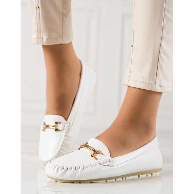 TRENDI Mocasines blancos 1
