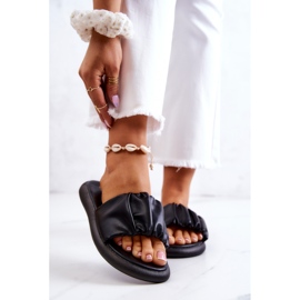 S.Barski Pantuflas Clásicas Mujer Negras Feline negro 1
