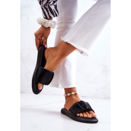 S.Barski Pantuflas Clásicas Mujer Negras Feline negro 2