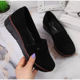 Zapatos de piel con cuña Filippo W PAW343A negro 1
