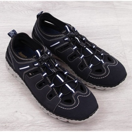 Zapatos de piel Rieker M RKR510 azul marino 3