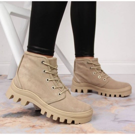 Deportivas de piel Filippo W PAW325A beige 3