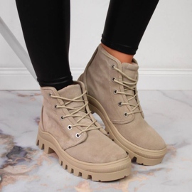 Deportivas de piel Filippo W PAW325A beige 4