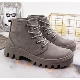 Deportivas de piel gris Filippo W PAW325B 6