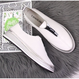 Zapatos de piel T.Sokolski W SCA153A blanco 3