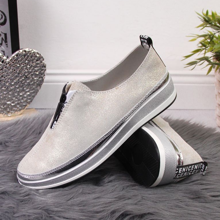 Zapatos de piel T.Sokolski W SCA153B dorado 2