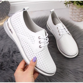Zapatos piel calada T.Sokolski W SCA154 blanco 1