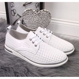 Zapatos piel calada T.Sokolski W SCA154 blanco 2