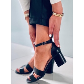 Sandalia tacón Nabila Negro 2 Sandalia tacón Nabila Negro 2