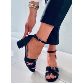 Sandalia tacón Nabila Negro 3