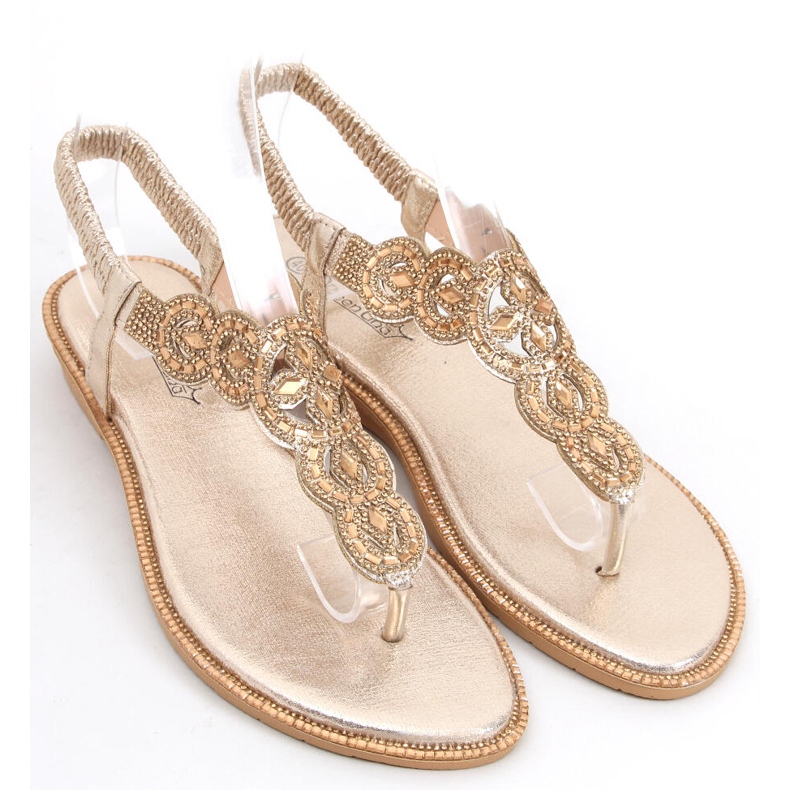 Chanclas Saida Gold dorado 2