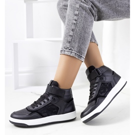 Zapatillas tobilleras Jeanny negras negro 1
