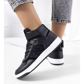 Zapatillas tobilleras Jeanny negras negro 2