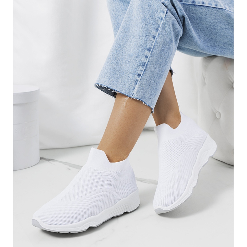 Zapatillas blancas de Roes blanco 1