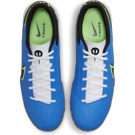 Nike Tiempo Legend 9 Academy Tf M DA1191-403 zapatos de fútbol azul 4