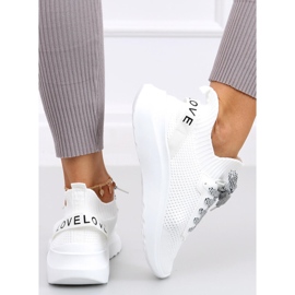 Deportivas medias blancas Otino blanco 4