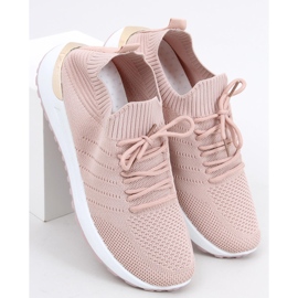 Bello Pink calcetines zapatillas deportivas rosado 1