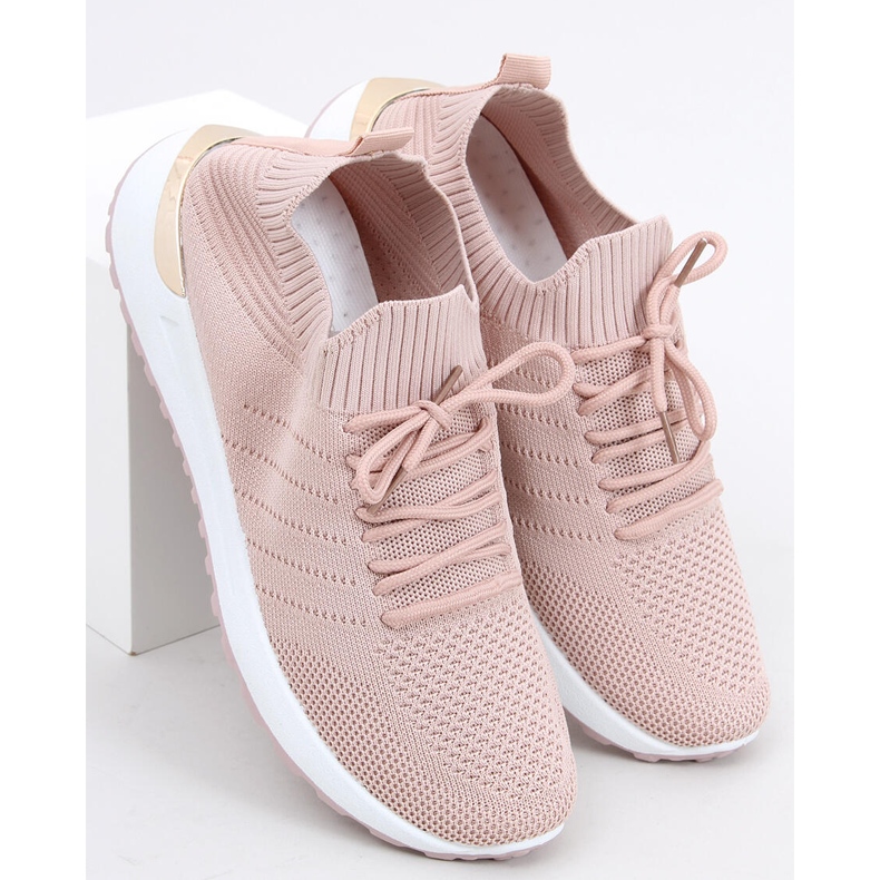 Bello Pink calcetines zapatillas deportivas rosa 1