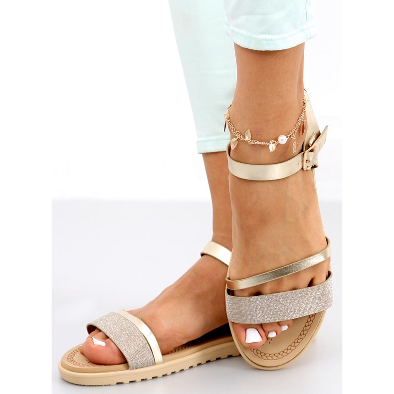 Sandalias mujer Tenda Gold dorado 2