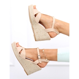 Sandalias Alpargatas con cuña Basam Beige 1 Sandalias Alpargatas con cuña Basam Beige 1