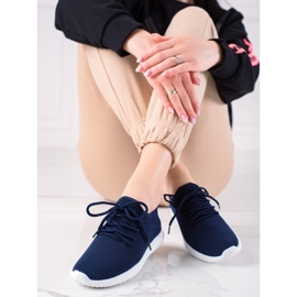 TRENDI Zapatillas deportivas ligeras azul marino azul 3