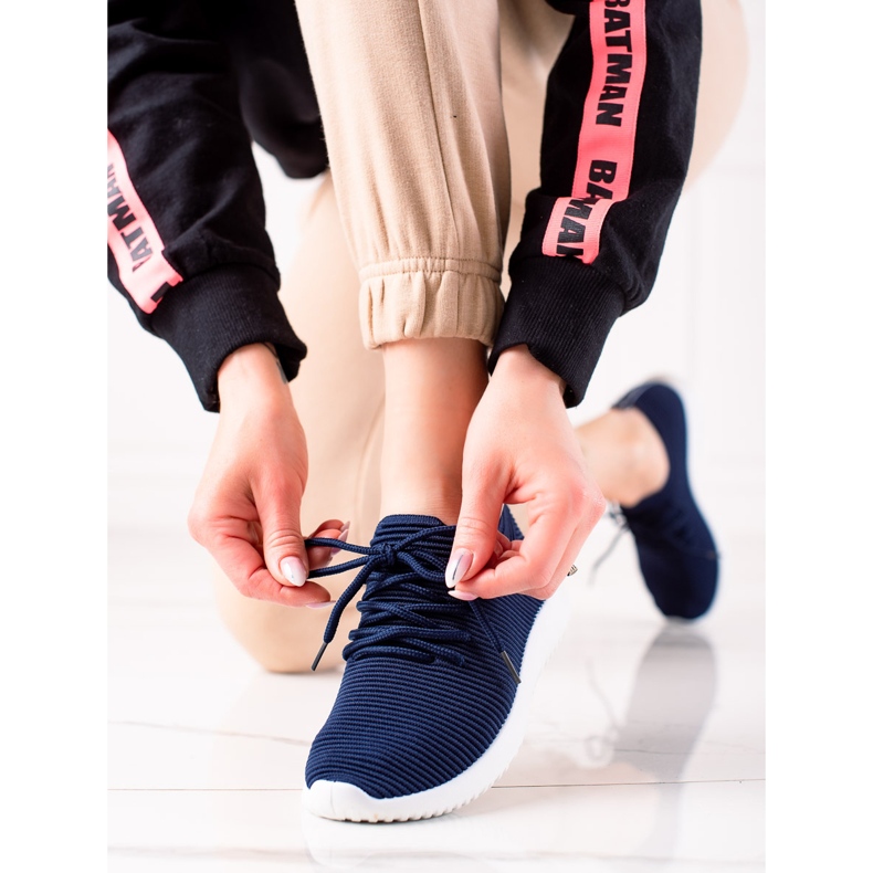 TRENDI Zapatillas deportivas ligeras azul marino azul 1