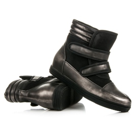 Show It zapatillas de deporte de alto brillo gris 5