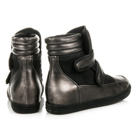 Show It zapatillas de deporte de alto brillo gris 4