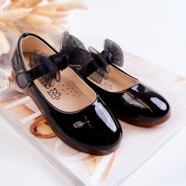 Vinceza Bailarinas Infantiles Lacadas Negras Con Velcro Carla negro 3