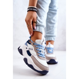 Zapatillas Mujer Sport Shoes Big Star JJ274580 Blanco-Azul azul marino 11