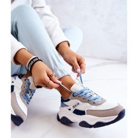Zapatillas Mujer Sport Shoes Big Star JJ274580 Blanco-Azul azul marino 5