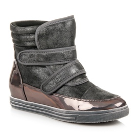 Show It zapatillas de deporte de alto brillo gris 2
