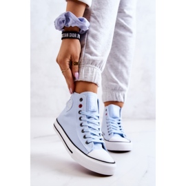 Zapatillas Altas de Mujer Big Star JJ274209 Azul 4